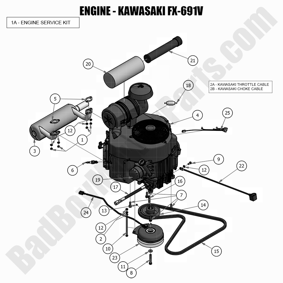 2021 Compact Outlaw - Engine - Kawasaki FX691V